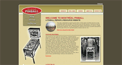 Desktop Screenshot of montrealpinball.com